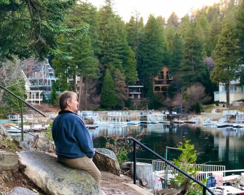 Glimmer Chalet Treetop A-Frame Cabin Lake View 箭头湖 外观 照片