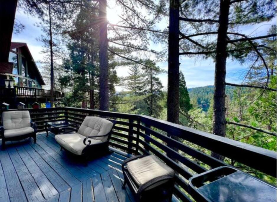 Glimmer Chalet Treetop A-Frame Cabin Lake View 箭头湖 外观 照片