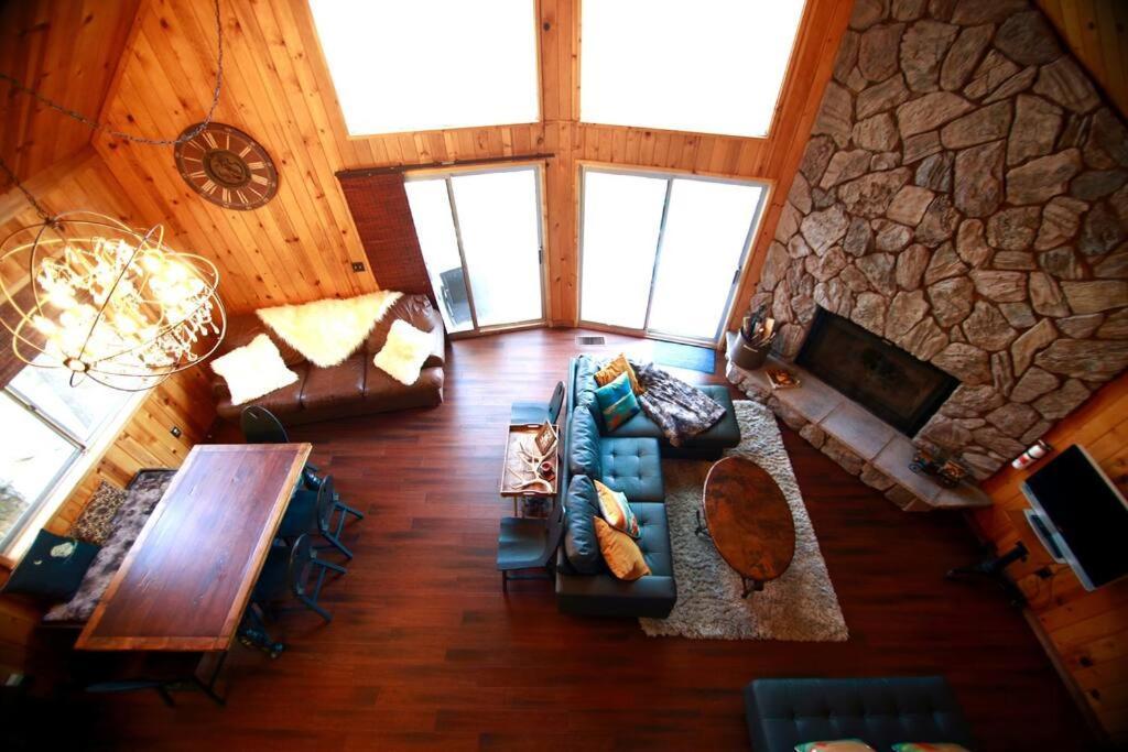 Glimmer Chalet Treetop A-Frame Cabin Lake View 箭头湖 外观 照片